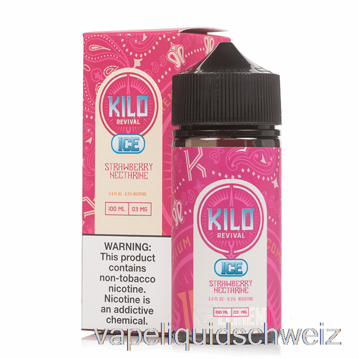 Eis-Erdbeer-Nektarine - Kilo Revival - 100 Ml 0 Mg Vape Schweiz